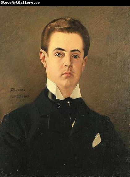 Vaclav Brozik A Portrait of the Artist Son, Maurice